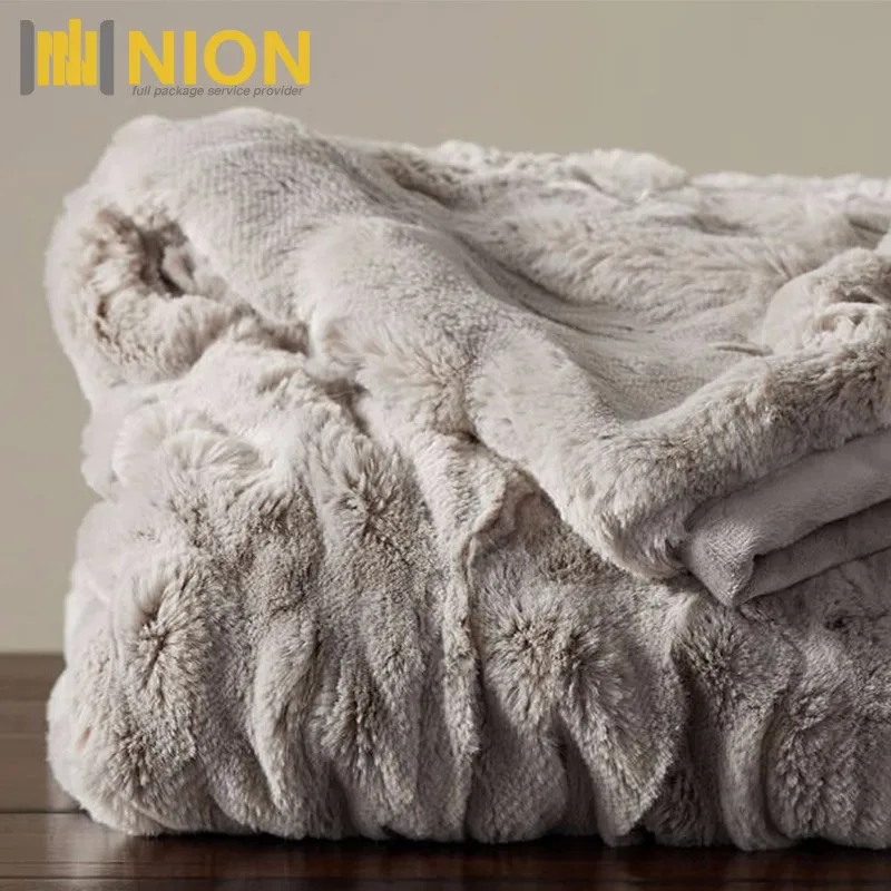 Luxury Wholesale Faux Fur Throw With Full Package Service For Home