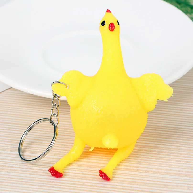 Funny Toys Chicken Laying Egg Venting Ball Anger Stress Reliever Ball ...