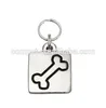 Bone Logo Square Dog Tag Pendants for Wholesale