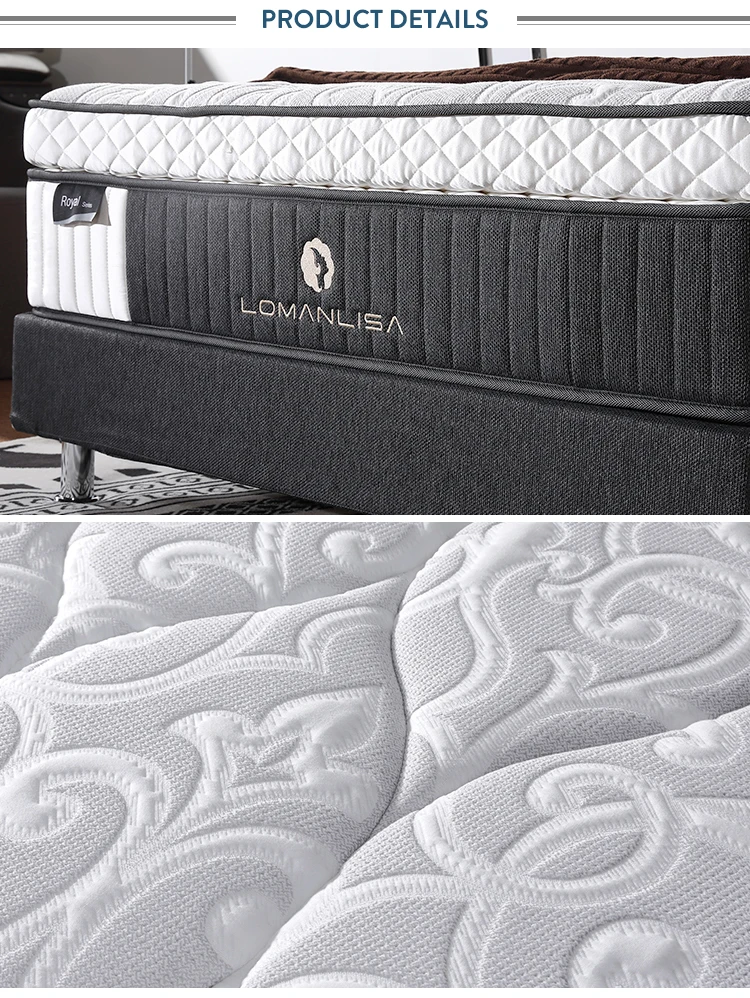 Lomanlisa hotel luxury quality queen twin size full bed sponge foam mattress for sale