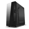 great room BLACK Tempered Glass Gaming Case Mini ITX Computer Case