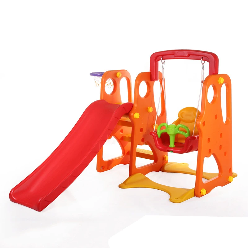 

New school combination indoor slide and swings for children slide indoor with swing, Customized color
