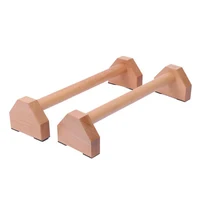 

3A Degree Soild Beech New design Gymnastics Parallettes Wood Handstand Bar