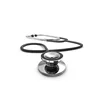 Light weight Aluminum alloy dual head stethoscope with soft ear tips