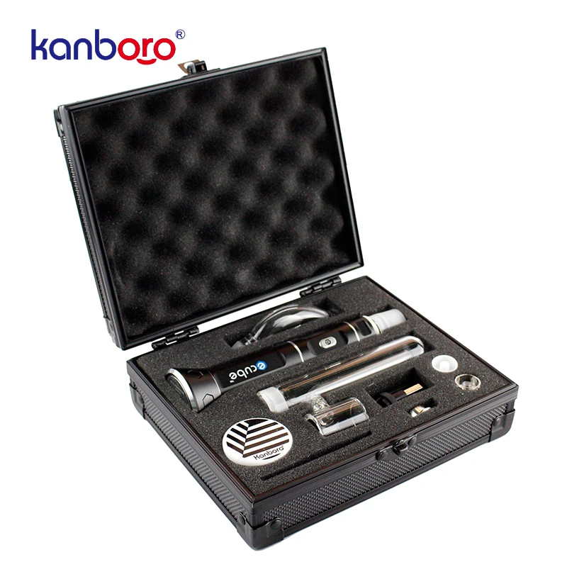 

Slim Design Portable Enail Dab Rig E Cigarette wax vaporizer pen by Kanboro, Black;white