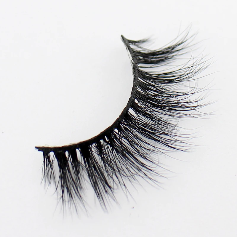 

Private label custom packaging 3d mink eyelashes, Natural black