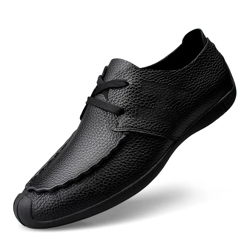 

leather mocassin shoes for men