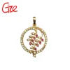 fashion design charm custom metal pendant in stock for christmas gift present
