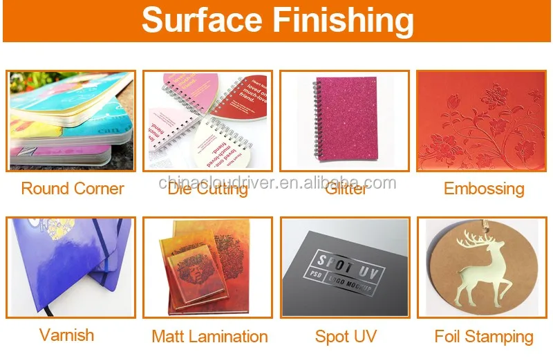 A5 Hardcover Recycled Paper Notebook Office stationery