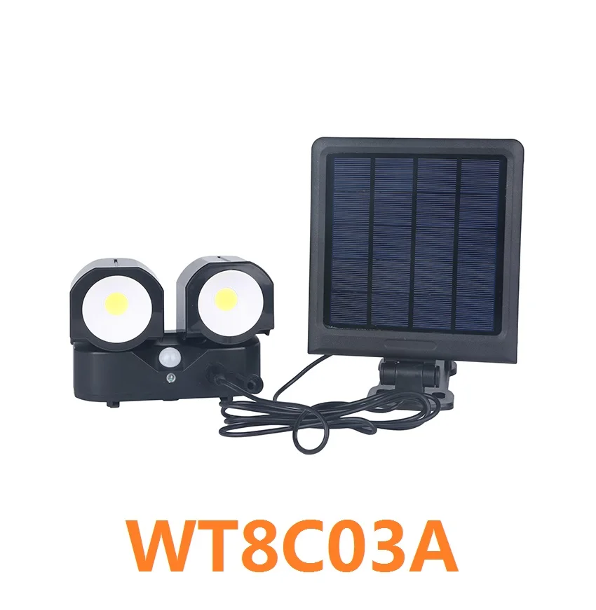 Solar Motion Lights Outdoor for Front Door Yard Garden Garage Patio Deck,2*3W COB Solar Security Lights with Motion Sensor