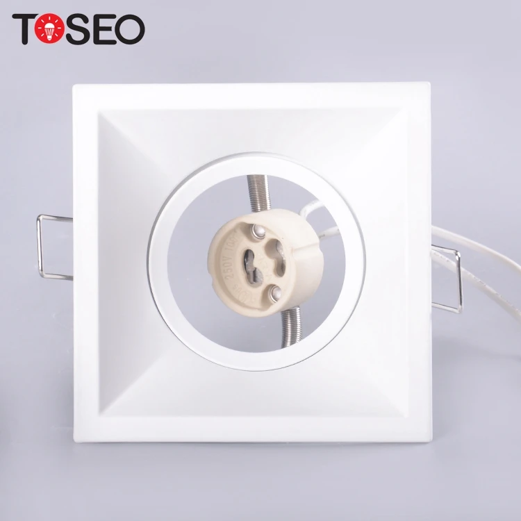 Die Cast Aluminium Led Anti Glare Grid Cob Lighting Fixture Antiglare Grid Down Light Gu10