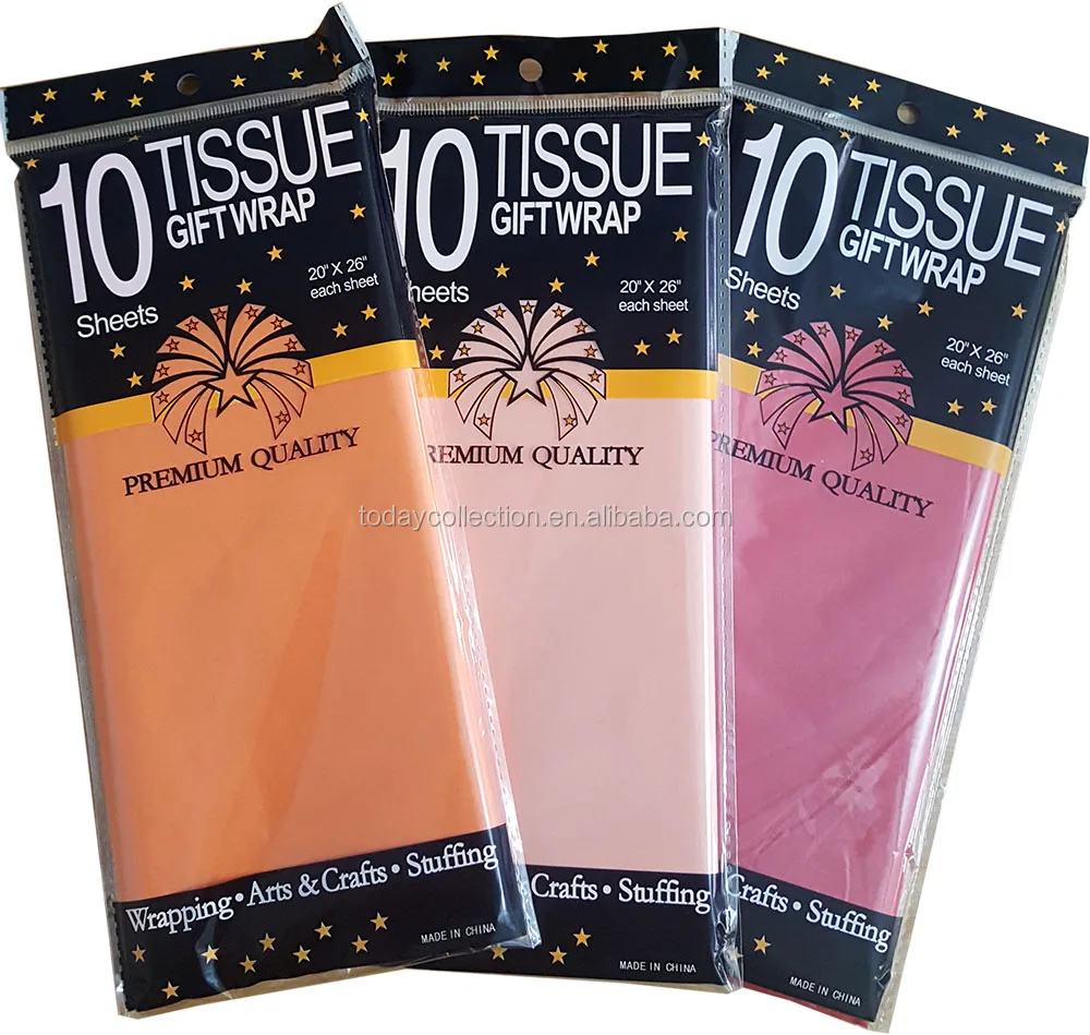 
Plain color tissue paper 