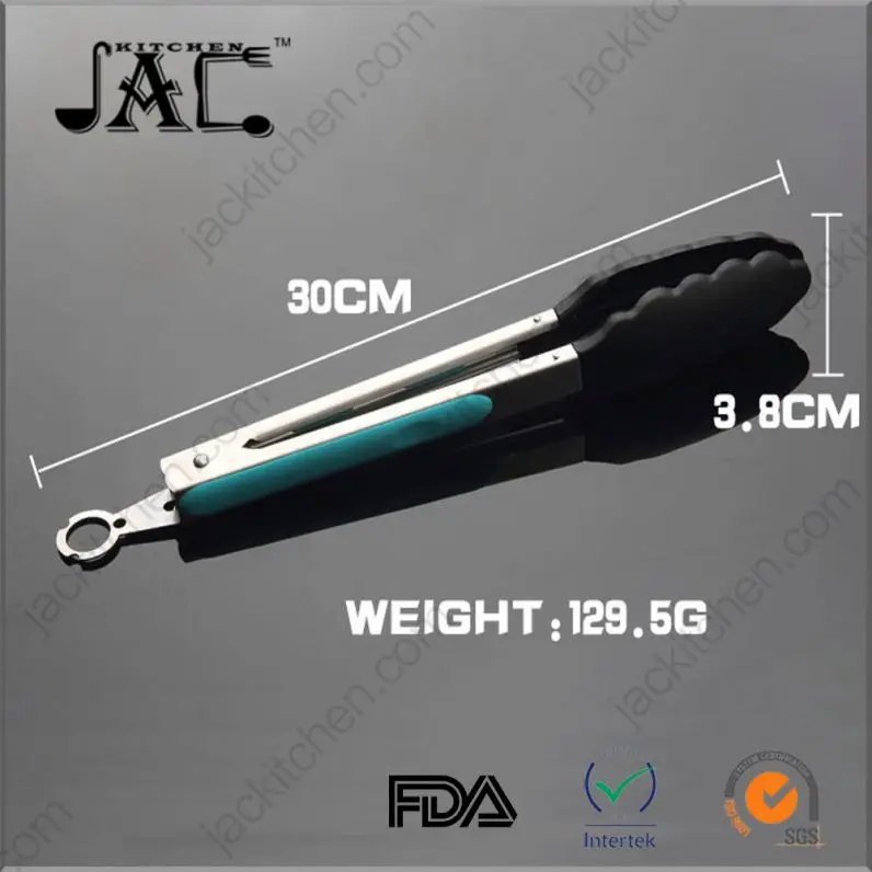 Convenient Stainless Steel Pp Plastic Spaghetti Tong
