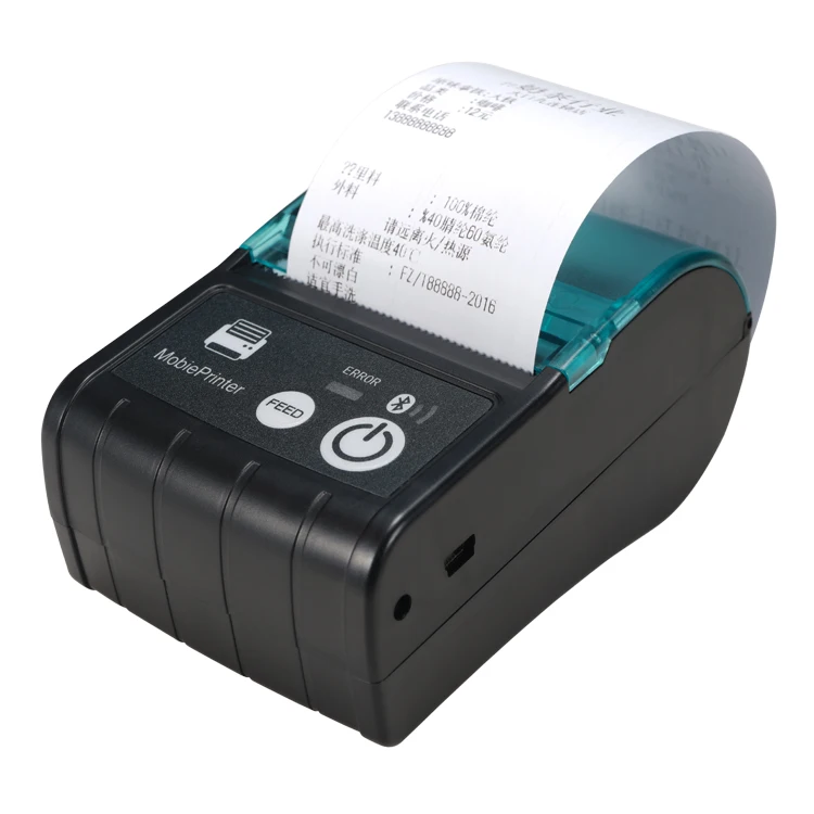 Bluetooth wireless pos printer Supplier 58mm pos Android Thermal Receipt Printer pos printer drivers