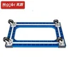 Plastic Four-wheel Storage Tooling Usage Poly Cart Dolly Movers