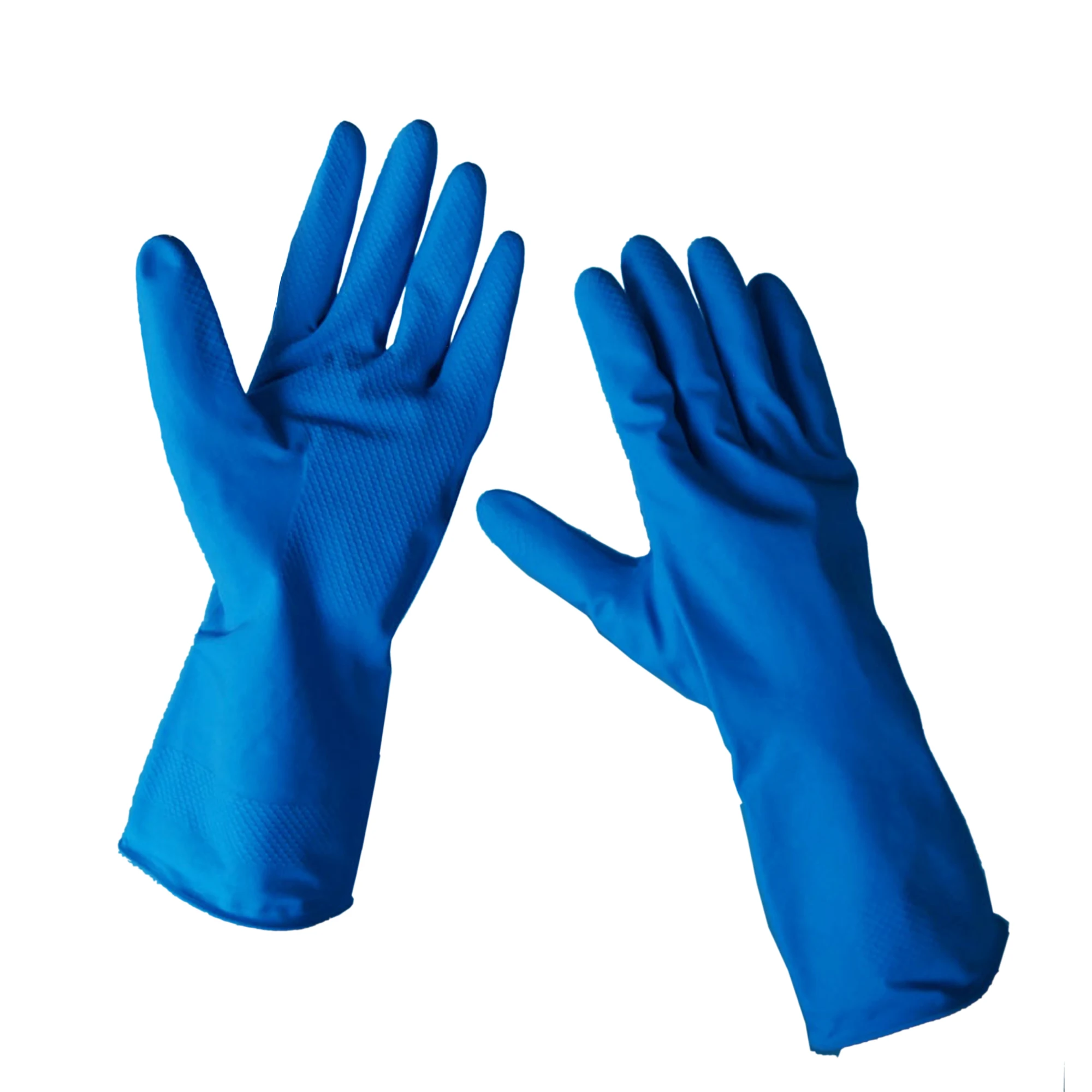 rubber coated pvc gloves fully coated gloves used for housework