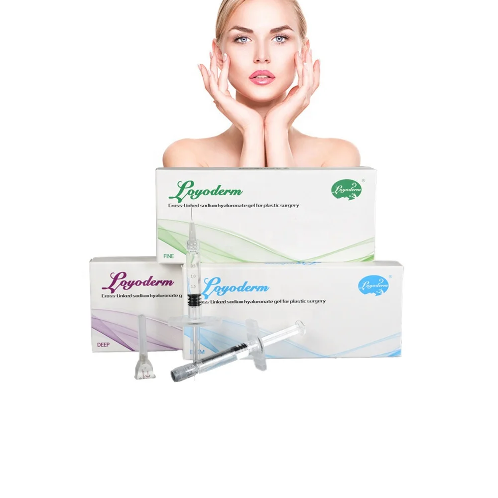 

2019 1ml loyoderm Injectable Dermal Filler Hyaluronic Acid, Transparent