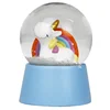 2019 new arrive factory 45mm unique Christmas mini unicorn snow globe