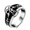 Online Shopping Fine 316L Stainless Steel Men Skull Head Ring Jewelry