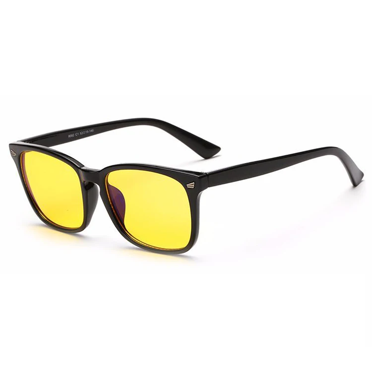 

STORY WDH8082 Yellow lens eye sunglasses naked glasses Cheap Computer Glasses to block blue light