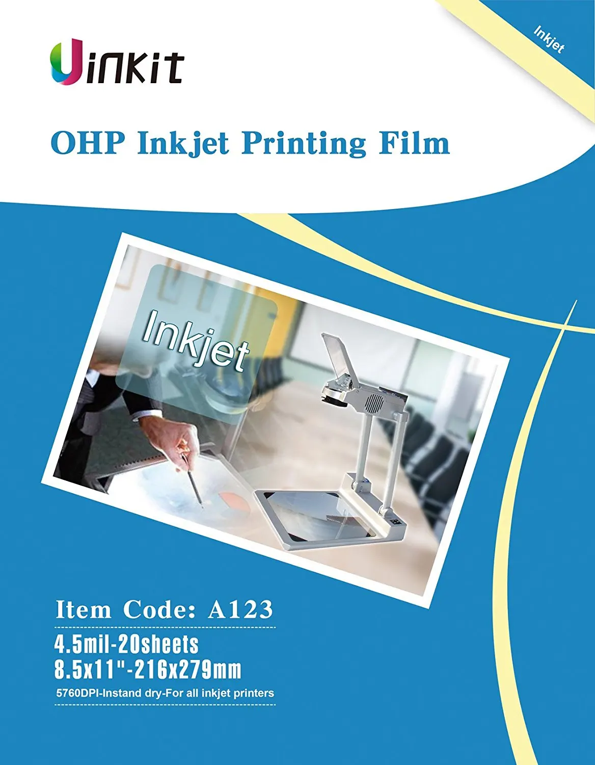 overhead projector sheets inkjet printer