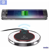 

The real factory Crystal wireless charger universal qi wireless magnetic induction charger For Iphone X