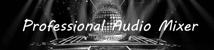 Professional sound mixing table dsp karaoke mixer with echo for music mixer dj system