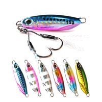 

TOMA jig slow pitch metal lead lure 15g 30g Micro flat fall jig Luminous Cast Bass Bait Tackle