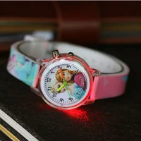 

children watch color lamp Glow Watch Silicone Strap Watch