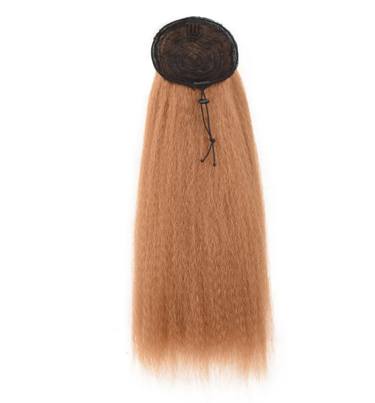 

Fast delivery good quality cheap drawstring afro ponytail hair extensions