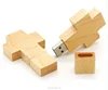 Wood Cross USB2.0 2GB Thumb Disk Memory Stick USB Flash Drive