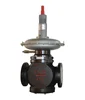 Fully balanced spool spring loaded gas pressure regulator