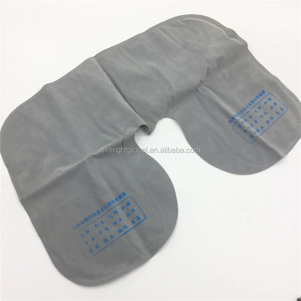 
T0157 Low MOQ custom logo 3pcs travel airline sleeping kit with inflatable U-shaped pillow, earplug and eye mask 