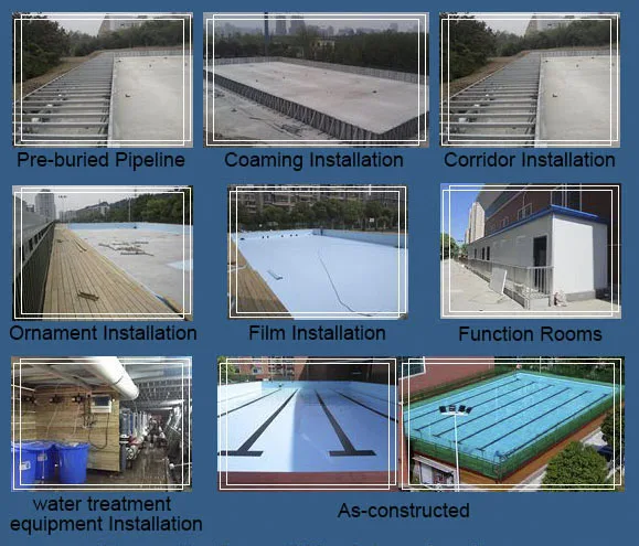 Metal Wall Swimming Pool Above ground swimming pool for fun