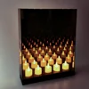 partylite infinity cube glass tealight candle holder