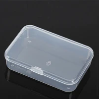 

6.4* 4.4 *2cm size small hinged transparent plastic box