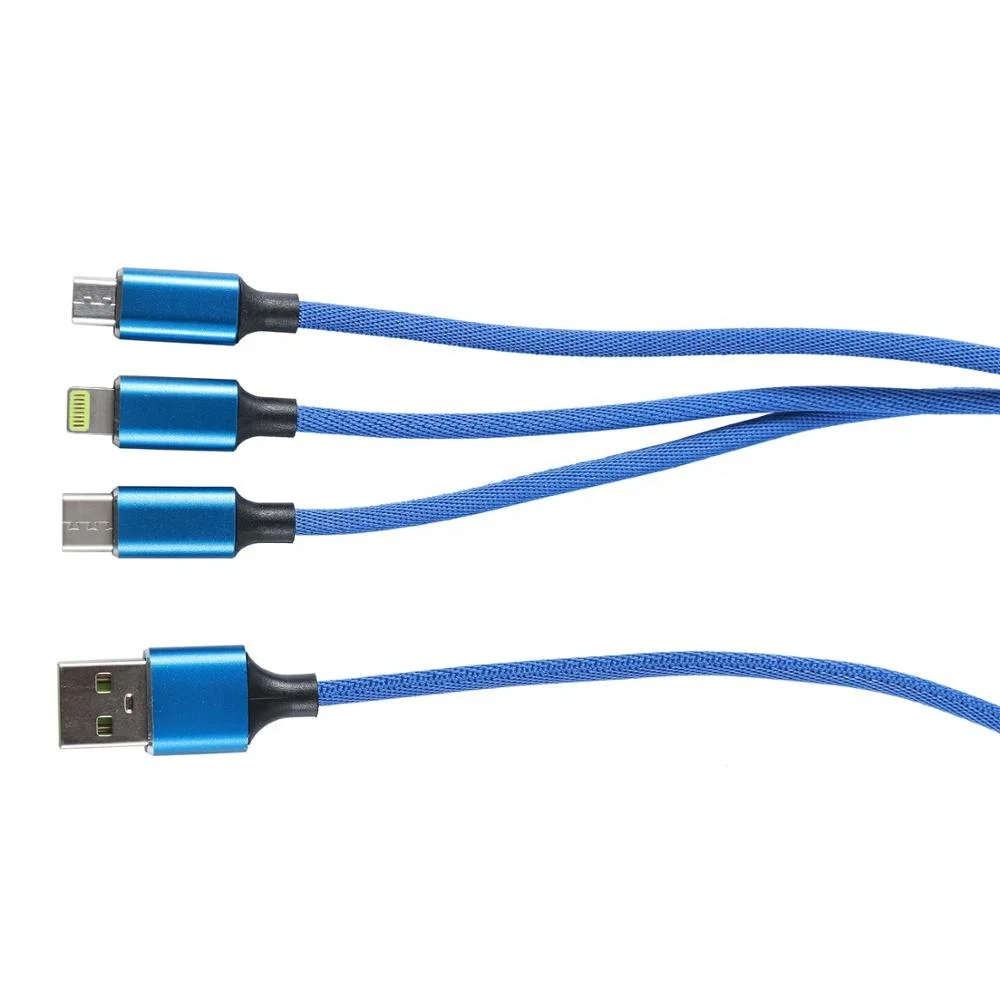 3 In 1 Usb Data Cable Mobile Phone Charging Cable Fast Charging Usb