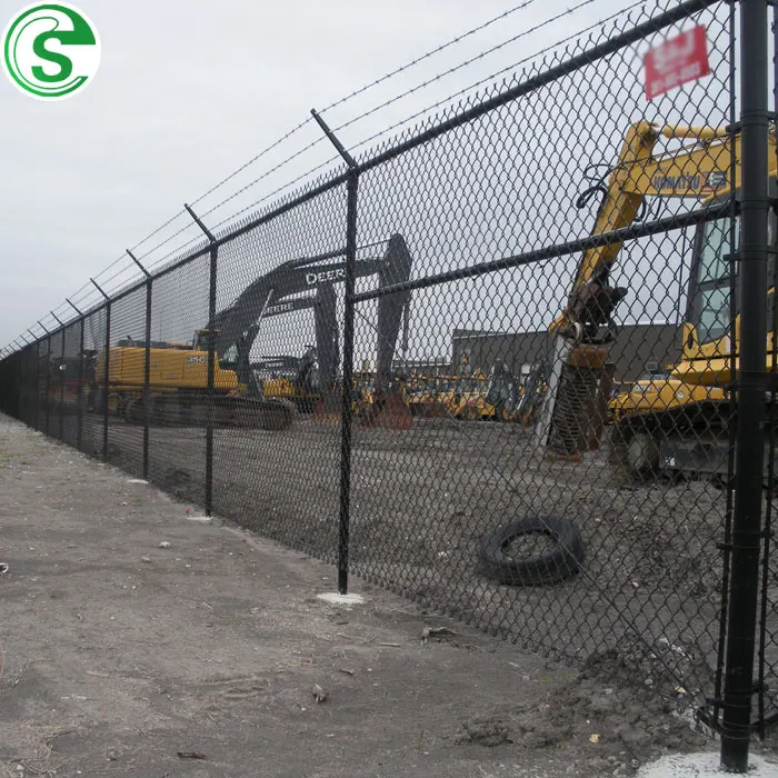 

Good quality home garden chainlink fence interlink fence for sale