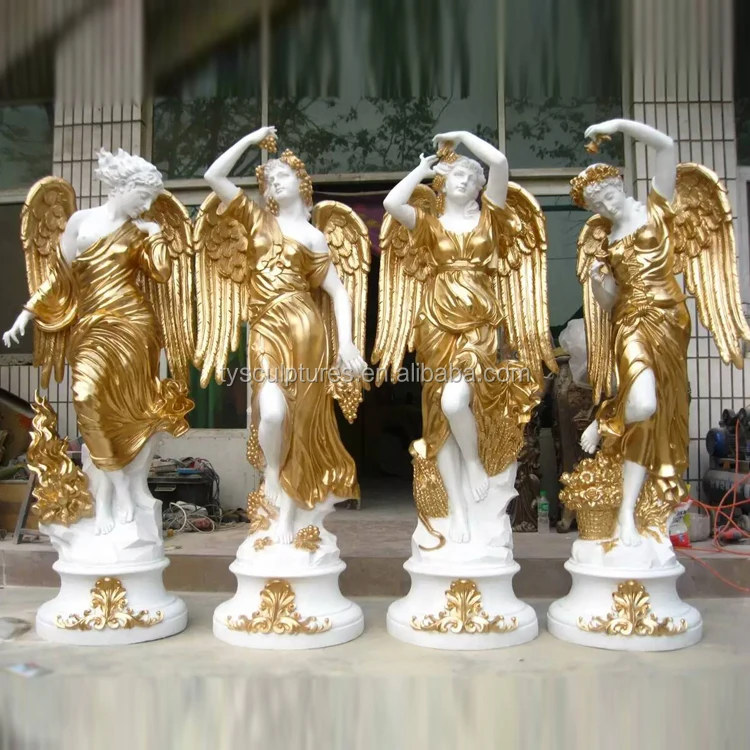 Western Outdoor Decorative Fiberglass Famous Angel Statue For Sale