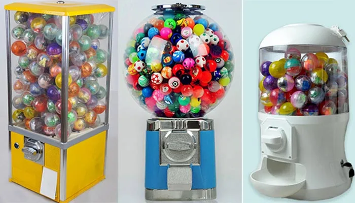 Red//Black Wholesale Vending Products All Metal Bulk Vending Gumball Machine