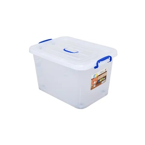 Image of Plastic Clear Storage Bin Clear Plastic Transparent Box