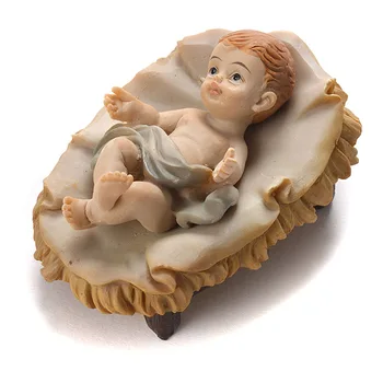 Resin Religious Baby Jesus Christmas Crib - Buy Christmas Crib ...