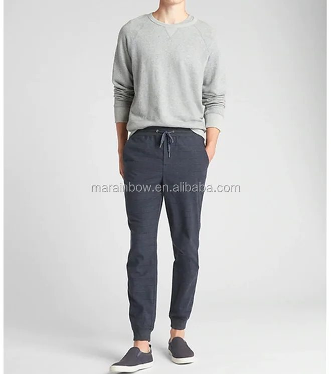 Para Hombre De Alta Calidad De Poliéster/algodón De Corte Slim De Cuadros  De Sarga Jersey Pantalones Jogger - Buy Pantalones Jogger De Alta  Calidad,Pantalones Jogger Ajustados De Poliéster/algodón,Pantalones Jogger  De Tela Escocesa