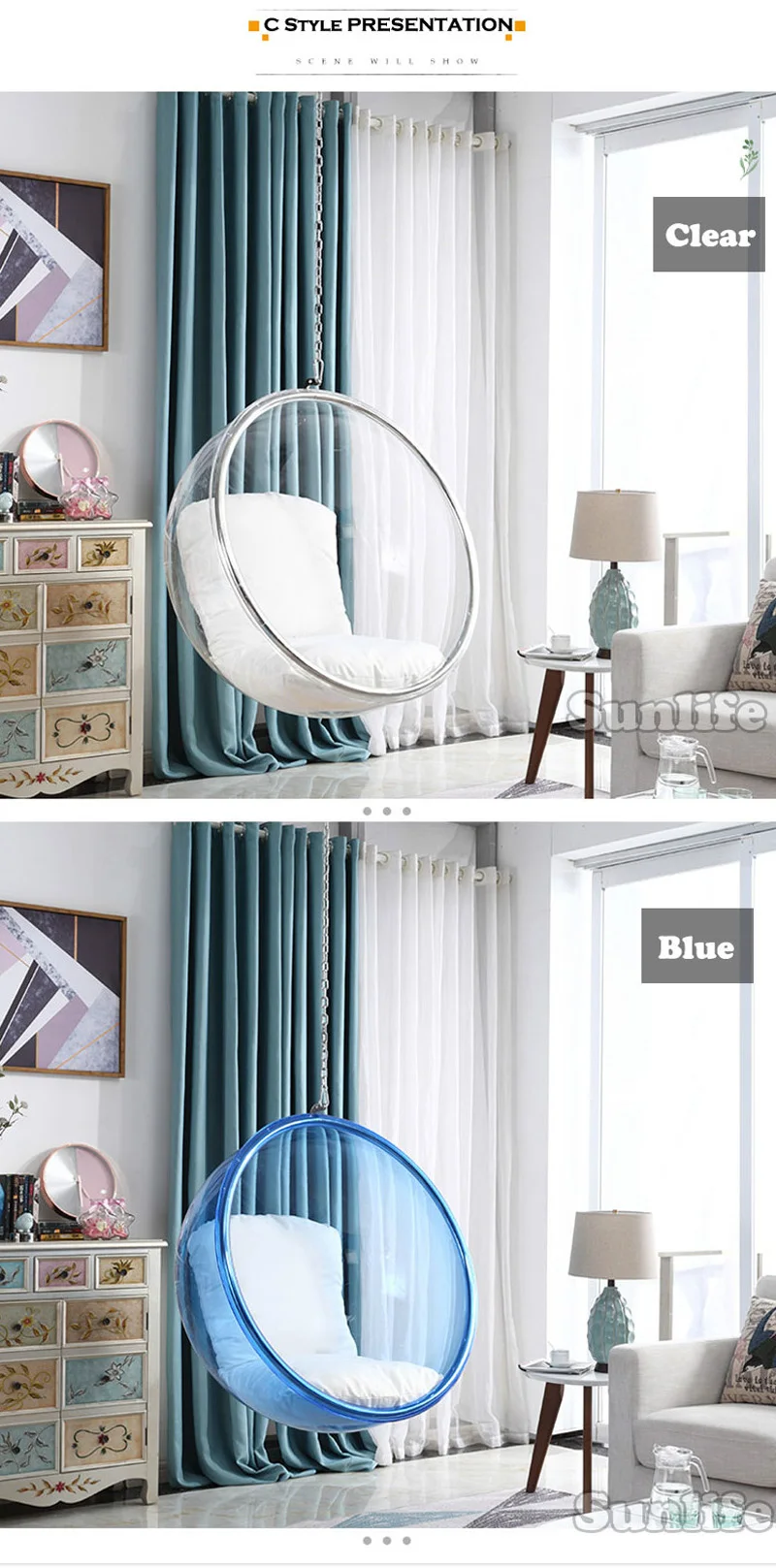 Best Selling Sun Life Indoor Pink Bubble Chair 2018 Buy Indoor Bubble Chair,Pink Bubble Chair