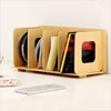MDF CD storage rack wooden handmade desktop decoration CD storage shelf