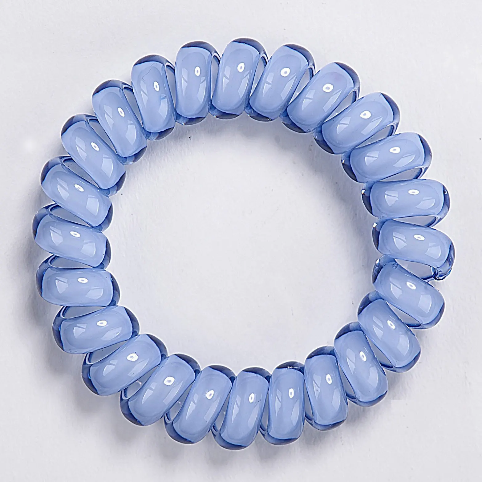 Usa Large Size Telephone Wire Line Elastic Tiesspiral Hair Ties
