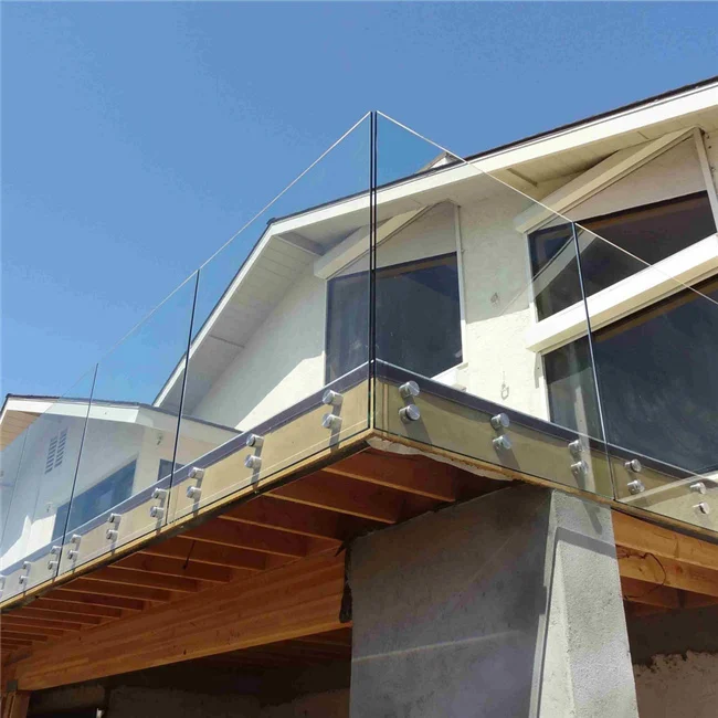 Adjustable Laminated Glass Balustrade/stainless Steel 316 Glass ...