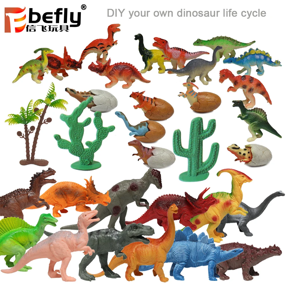Kids Educational Diy Play Set Life Cycle Dinosaur Toys 2018 Buy
