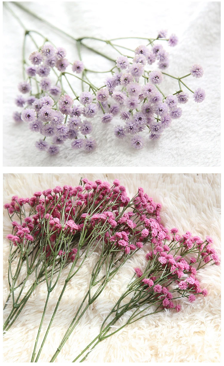 18 ホット製品長期的な永遠のカスミソウピンク白青黄造花 Buy 造花 Product On Alibaba Com