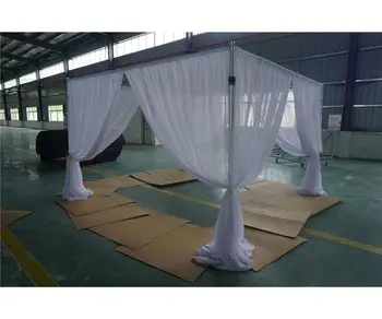 Aluminum Round Wedding Mandap Backdrop Stand Pipe And Drape Kits